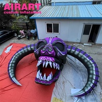 Arche Gonflable Crâne pour Halloween – Accessoire d'Entrée Festif