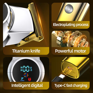 <span class=keywords><strong>Tondeuse</strong></span> à cheveux professionnelle sans fil rechargeable avec écran LCD, <span class=keywords><strong>tondeuse</strong></span> électrique pour barbier, <span class=keywords><strong>tondeuse</strong></span> pour le visage et la barbe, pour usage domestique - Product Image 5