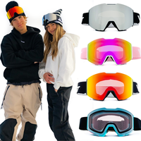 Vente en gros grand étui rigide pour lunettes de sport personnalisé sac à fermeture éclair boîte EVA étui à lunettes de ski snowboard neige