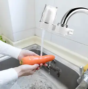 Mini kitchen faucet mounted water plastic tap water filter purifier