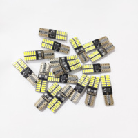 Bombillas LED T10 W5W 24 SMD 4014 194 para Automóviles, Iluminación para Autos, 12V 24V, Lámpara LED para Auto, Canbus, Sin Error, Sin Polaridad, Rojo, Ámbar, Azul