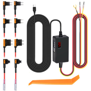 Cargador de coche ajustable de bajo voltaje con registro de lapso de tiempo de tres núcleos 12V/24V a 5V/3A y función de apagado automático L142 - Product Image 6