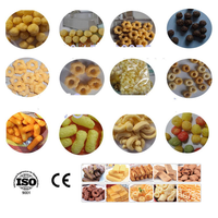 Dongxuya Vente chaude CE Machine d'extrusion automatique de nourriture en forme de gaufres de maïs soufflé Ligne de production de transformation