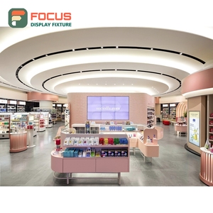 Support de présentation de perruques haut de gamme en bois et verre, étagère multi-niveaux pour magasin de coiffure - Product Image 2