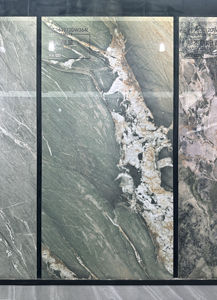 Losas de Piedra Sinterizada Gris <span class=keywords><strong>para</strong></span> Baño y Aseo, Azulejos de Mármol <span class=keywords><strong>para</strong></span> Piso y Pared de Baño, Pared de Piedra Sinterizada con <span class=keywords><strong>Colores</strong></span> Rosados - Product Image 3