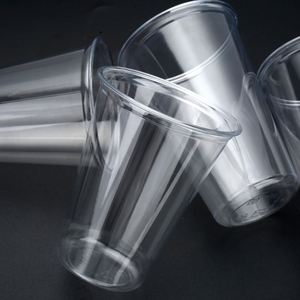 Gobelets en plastique PET jetables écologiques transparents de 89 mm, 10 oz, 12 oz, 14 oz, 20 oz, 16 oz, 24 oz, pour café, bubble tea, boissons froides - Product Image 3