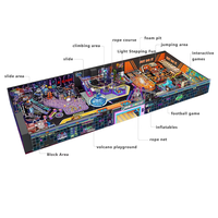 Grand labyrinthe de jeu intérieur personnalisé pour enfants, équipement de parc d'attractions pour centre commercial