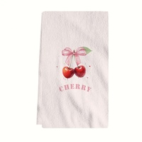 Op maat bedrukte microvezel handdoek 40x60cm, absorberende theedoek voor de keuken, fruitmotief, voor thuisgebruik