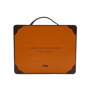 Hộp Cơm Trưa Bằng Thiếc Sang Trọng Hộp Quà Tặng Dễ Mở Lạ Mắt Hộp Đựng Thức Ăn Hình Vali Có Tay Cầm Hộp Trà Sô Cô La Bánh Quy Cao Cấp - Product Image 2