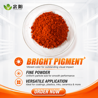 Pigment organique en poudre ZHONGYANG Solvent Orange 60, résistance thermique supérieure pour la coloration des plastiques ABS, PC, PS, PET