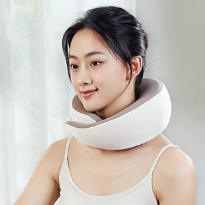 Almohada de masaje de cuello en forma de U de tejido profundo eléctrica activada por presión de espuma viscoelástica portátil Pangao con calor - Product Image 2