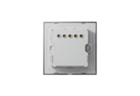 Interrupteur mural intelligent double gang 100-240V BT5.0 SIG Mesh 400W charge maximale, panneau variateur de lumière domestique sans fil neutre S2