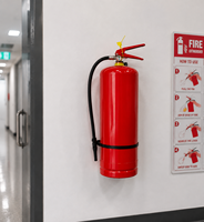 Extincteur portatif à eau de 10 L, grand volume, base antidérapante en forme de prune, ensemble de buses et tuyaux complets pour les situations d'urgence incendie