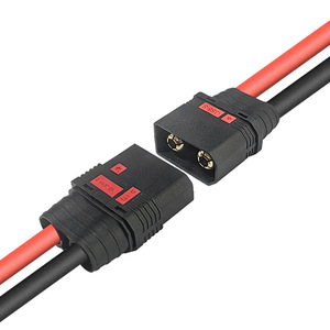 Cable de alimentación macho y hembra 130A QS8-S con protección anti-ignición para ensamblaje de baterías de litio de drones agrícolas y vehículos eléctricos - Product Image 4