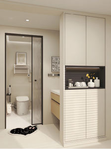 完全に密封された二重ガラスアルミニウム引き戸/バルコニーのスリングドア - Product Image 6