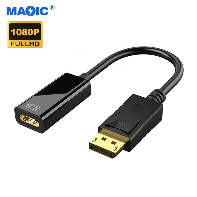 Promotion in Stock Premium 1080P 20Pin 10.8Gbps Displayport DP to HDMI Cable Adapter Converter