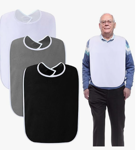 Bavoirs amusants en coton personnalisables pour adultes, lavables et ajustables, pour hommes, femmes, personnes âgées et handicapées - Product Image 5
