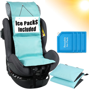 Almohadilla Refrigerante para Asiento de Coche de Bebé con 4 Bolsas de Hielo, Mayor Cobertura, Enfriador para Asientos de Coche, Esencial para el Verano - Product Image 1
