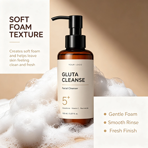 Limpiador Facial de Glutatión de Marca Privada, Fórmula con Vitamina C y Niacinamida, Cosméticos OEM ODM - Product Image 1