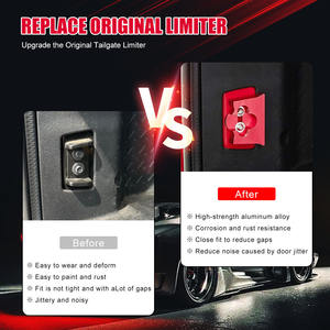 ตัวล็อคฝาท้ายรถจี๊ป แรงเลอร์ ปี 2007-2017 สีแดง/ดำ/เงิน - Product Image 5