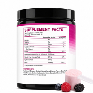OEM Hydrolyzed Bovine Collagen Powder Vital <b>Proteins</b> Adult Skin Hair Nails Joints Health Beauty Products Antioxidant Immune - Product Image 4