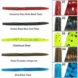 Hunthouse — appât souple pour la pêche, leurre pour attraper des poissons comme les bars, les ver, bâton, nouveau modèle - Product Image 4