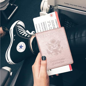 Funda para Pasaporte de Cuero PU, Estuche para Tarjetas de Registro, 2 en 1, Porta Pasaporte y Tarjetas - Product Image 5