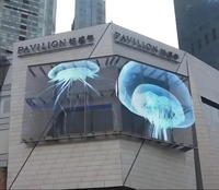 Écran LED HD en verre pour intérieur, panneau d'affichage numérique P3.91 7.82, 1000x500mm, écran transparent pour centres commerciaux, magasins de détail