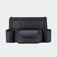 Sac de rangement multifonctionnel en cuir pour siège de voiture, organisateur suspendu pour l'espace entre les sièges, boîte d'accoudoir, support de mouchoirs pour voiture, vente en gros d'usine