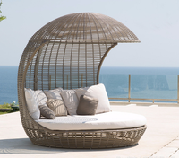 Offre Spéciale En Osier Rotin jardin plage piscine chaise longue soleil lit meubles de lit de repos