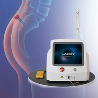 Proctologie laser à diode la plus efficace 980nm 1470nm Dispositif de traitement des hémorroïdes Suppression des hémorroïdes (piles) et des fistules anales