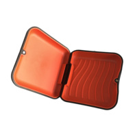 Boîte de rangement carrée personnalisée avec logo pour appareils dentaires, blanchiment des dents, orthodontie, aligneurs