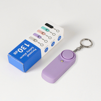 Alarme personnelle 130 dB, sirène de sécurité extérieure, lumière LED pour course nocturne, protection d'urgence, outil de sécurité et d'autodéfense