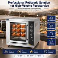 Four à rôtir électrique automatique commercial certifié CE, fabriqué en Chine, pour poulet rôti, 10000-20000W