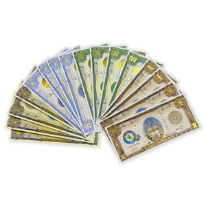 Moneda conmemorativa falsa personalizada, estampado de oro, cupón de efectivo antifalsificación, cupón de <span class=keywords><strong>descuento</strong></span> de seguridad, boleto para juego - Product Image 2