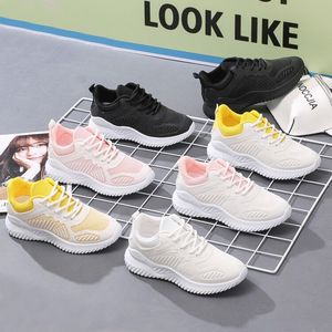 2025 Alpha Small Coconut Women's Sports Shoes Height Increasing All-Season Casual Single <b>Mesh</b> New for Autumn Summer-Model A005 - Product Image 6