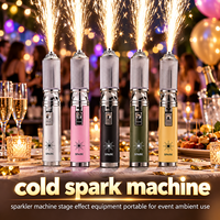 Focus Machine à étincelles froides portative, pistolet torche au butane rechargeable pour effets d'ambiance, scène, mariage, fête et accessoires de photographie