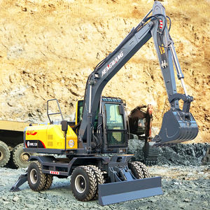 全新<span class=keywords><strong>7</strong></span>吨8吨15吨轮式挖掘机挖掘机玉柴发动机齿轮核心施工土方机械待售 - Product Image 1