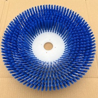 Pas de brosse de nettoyage de disque en nylon quantité minimale de commande personnalisé pour les accessoires d'équipement de nettoyage