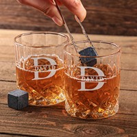 Verre à whisky en cristal gravé texturé, style Old Fashioned, pour bar et spiritueux à la maison