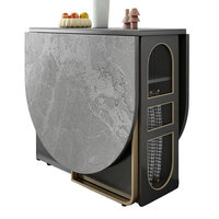 Mobilier de Salle à Manger Moderne de Luxe Personnalisable, Tables et Chaises Pliantes Rétractables pour Maison, Restaurant, Appartement, Hôtel – Panneau de Bois