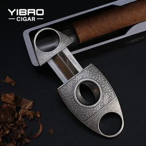 YIBAO شعار مخصص دائم معدن حاد السفر سكين السيجار المحمولة ل 57 حلقة السيجار قياس - Product Image 5