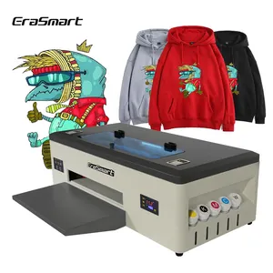 Erasmart 1390 L1800 Heat Transfer Film Printer Textile Fabric Tshirt Printing Machine Digital A3 Dtf Printer