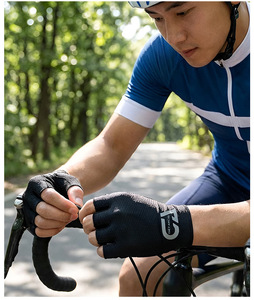 <span class=keywords><strong>Guantes</strong></span> de <span class=keywords><strong>Ciclismo</strong></span> de Medio Dedo con Absorción de Impactos, Antideslizantes, Transpirables, con Protección UV400, para Bicicleta de Montaña y Carretera, para <span class=keywords><strong>Verano</strong></span> - Product Image 2