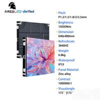 Écran LED à pas fin P1.2 P1.5 P1.8 P2.5 pour installation fixe en intérieur, mur vidéo 4K ultra léger pour salle de réunion