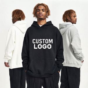 Wholesale New Design Custom Printing Unisex Oversized 450GSM 100% Cotton Luxury Winter Animal Hoodies Black Pullover Hoodie - Product Image 1