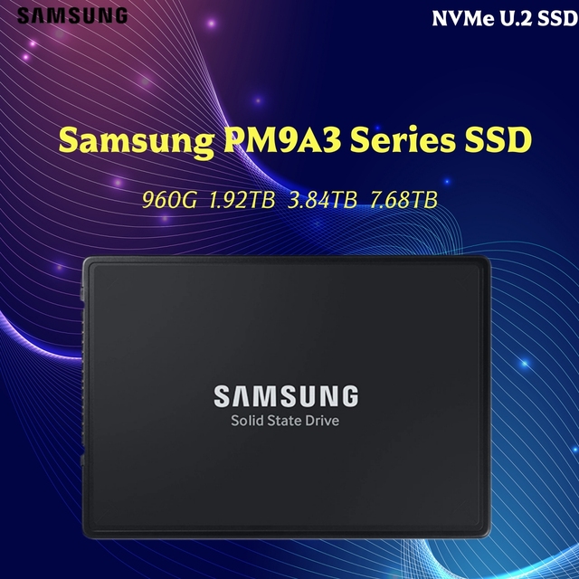 Samsung PM9A3 960GB SSD M.2 NVMe PCIe 4.0 X4 Enterprise & Data Center Grade High-Performance Drive