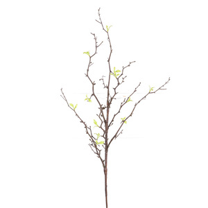 กิ่งไม้ประดิษฐ์ QIHAO พร้อมดอกตูมอ่อนและใบสีเขียว ทำจากพลาสติกเนื้อนุ่ม สมจริงสูง ตกแต่งสไตล์นอร์ดิก ใช้สำหรับฤดูใบไม้ผลิ - Product Image 5