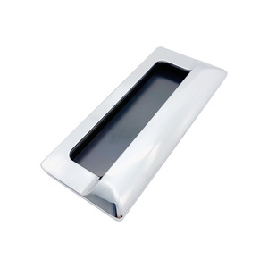 Concealed Recessed Handle Zinc Alloy Chrome Plated Rectangle Cabinet <b>Drawer</b> Pull LS122 - Product Image 1