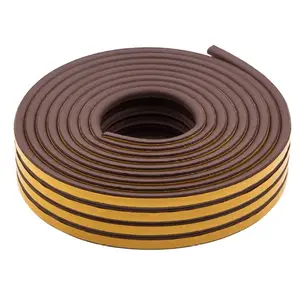 9*5.5mm P profil porte fenêtre joint insonorisé caoutchouc mousse coupe-froid cadre joint bande bouchon